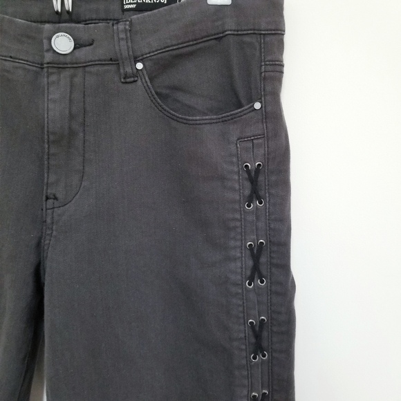 Blank NYC full lace up side skinny jeans gray - Picture 7 of 8